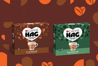 hag come riciclare macinato 250g confezione doppia mobile