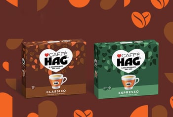 hag come riciclare macinato 250g confezione doppia mobile